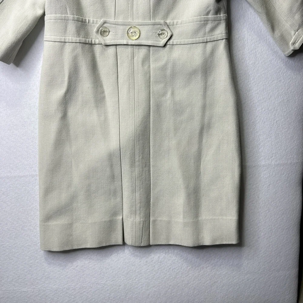 Original Penguin Silk Wool Cotton Zip Coat Jacket Cream Floral Lined Sz‎ 4 Prep